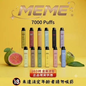 MEME 7000口-韓國熱銷拋棄式電子煙